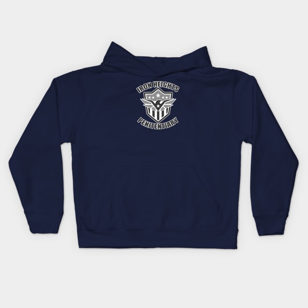 Iron Heights Penitentiary Kids Hoodie by spicytees